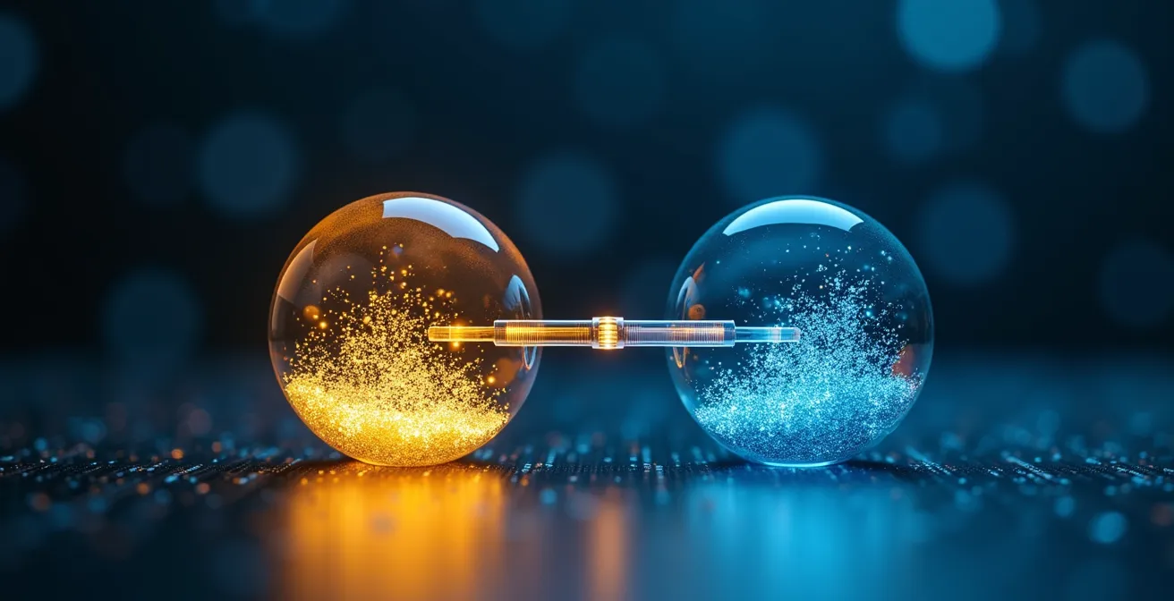 Visuele weergave van gescheiden netwerken voor slimme apparaten en werkcomputers