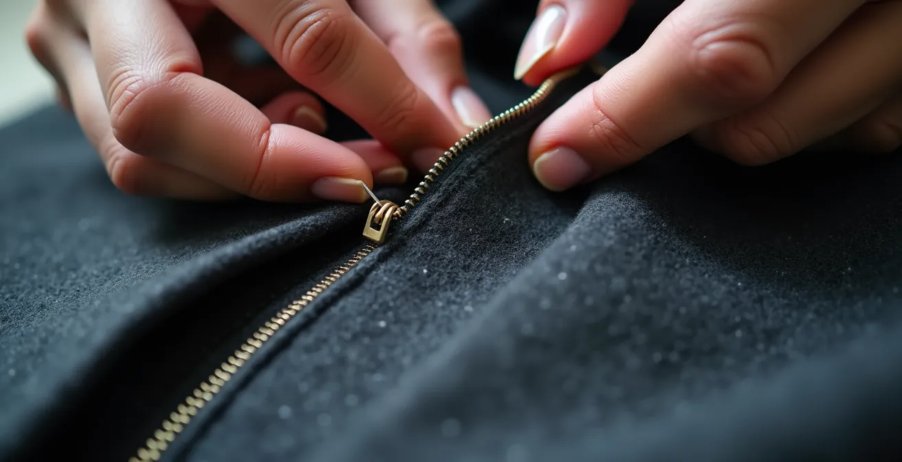 Handmatige ritsvervanging met laddersteektechniek in detail